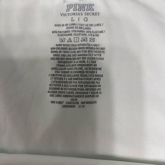 Pink Victoria’s Secret Swim Bikini Bottom Women Size L - Picture 6 of 6